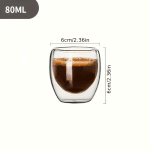 كباية دابل جلاس 80ml