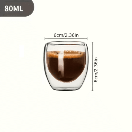 كباية دابل جلاس 80ml