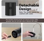 ⁦مطحنة قهوة كهربائية محمولة قابلة لإعادة الشحن USB C أسود. من TOSCANA U⁩ - الصورة ⁦2⁩