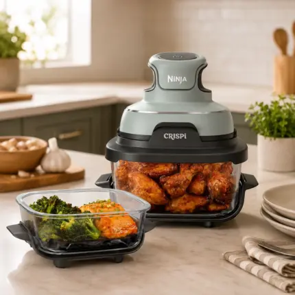 Ninja CRISPi Portable Air Fryer, 3.8L & 1.4L, 4 in 1