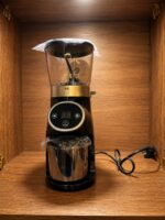 ⁦Burr Coffee Grinder With 31 Gring Settings, Power Saving Mode and Anti-Splash System for Easy Cleaning 200 W NL-CG-4966-BK Black⁩ - الصورة ⁦2⁩