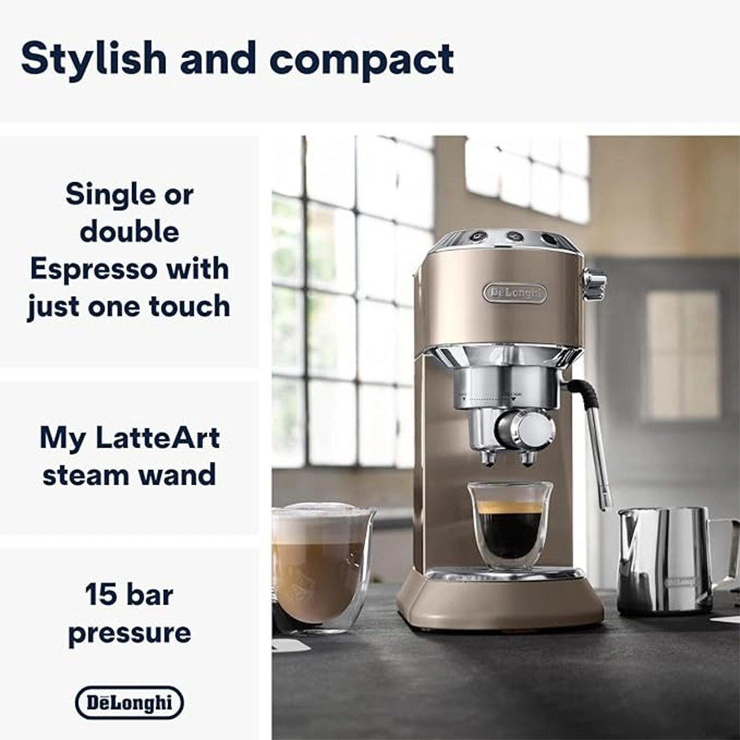 002_Ocean-EC885.BG_1200 DeLonghi Dedica Arte EC885.BG - ماكينة تحضير الاسبريسو ديلونجي ديديكا ارت EC885 - الصورة 1