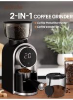 ⁦Electric Burr adjustable grinder - 25 click⁩ - الصورة ⁦5⁩