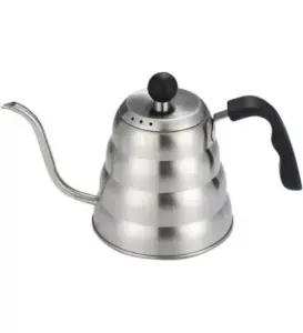 براد تقطير ستانلس ستيل برقبة طويلة (Gooseneck Kettle) - 1.2 لتر